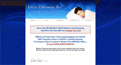 Desktop Screenshot of lucid-dreaming-kit.com